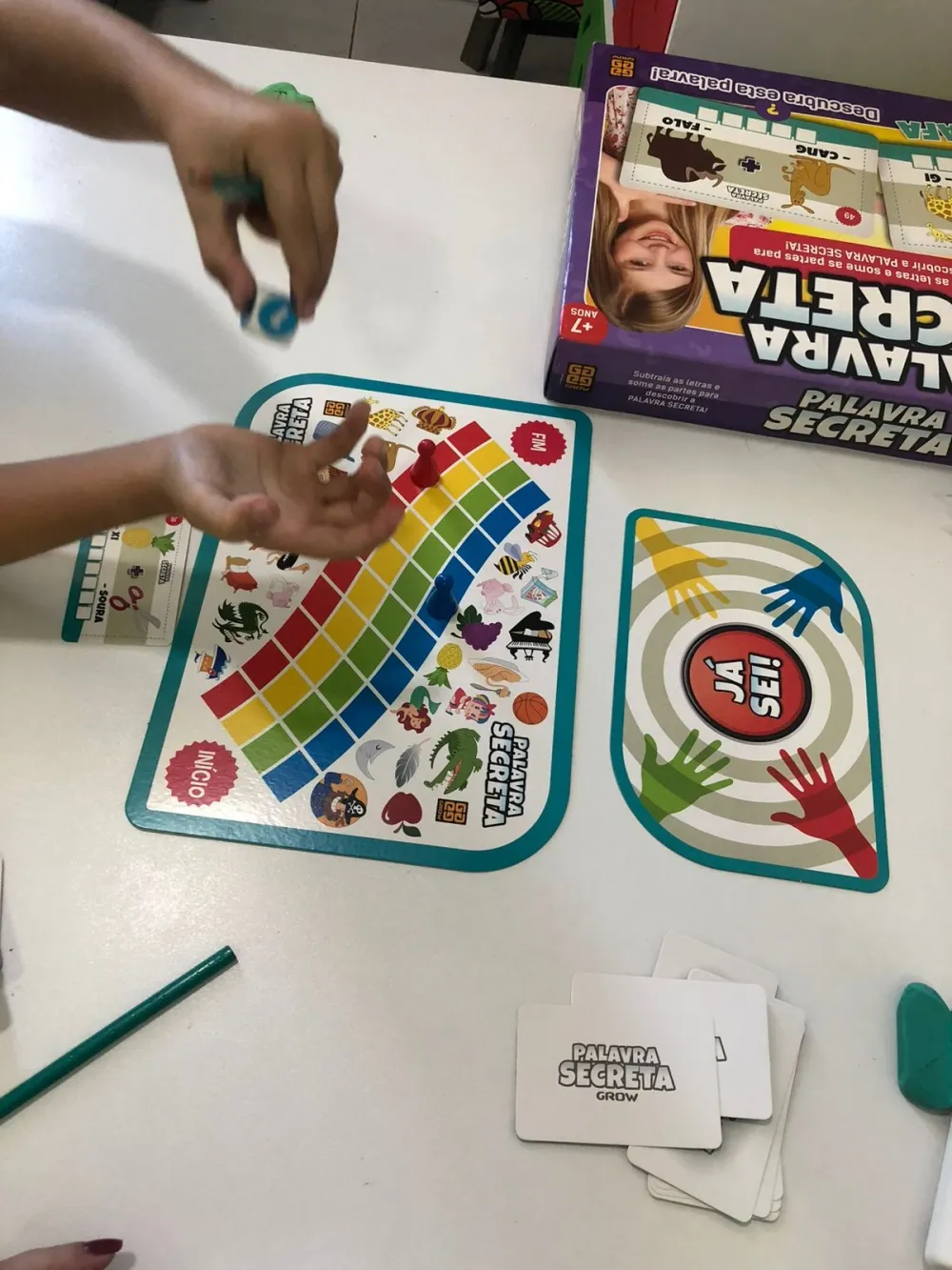 Jogo Palavra Secreta em atividade terapêutica de linguagem